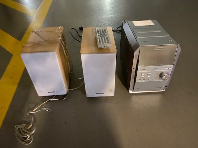 Aparelhagem Panasonic Radio+CD+Cassete