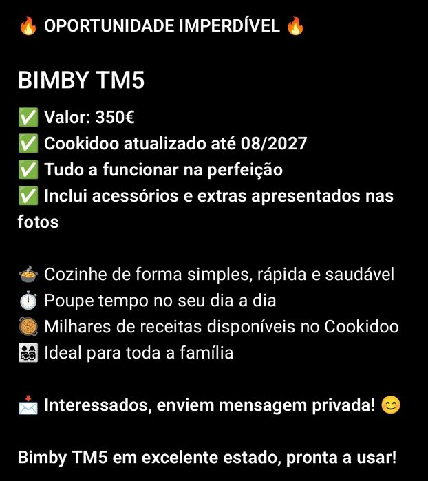 BIMBY Tm5 Thermomix
