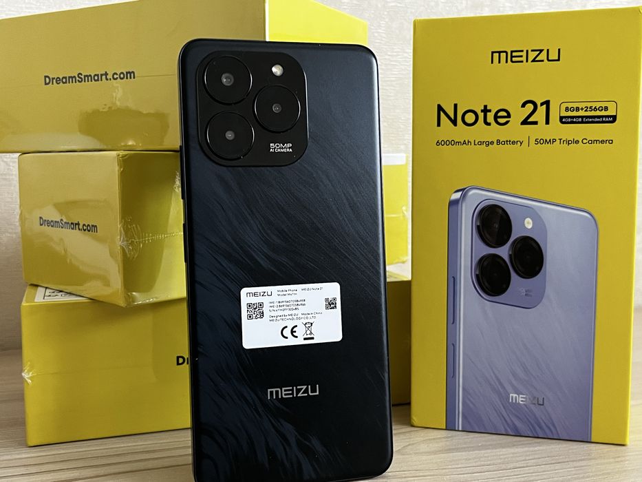 Нові !запаковані !Meіzu Note 21 8/256  6000 mAh