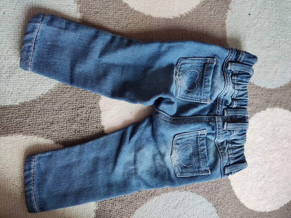 Spodnie jeansy regulacja w pasie 68