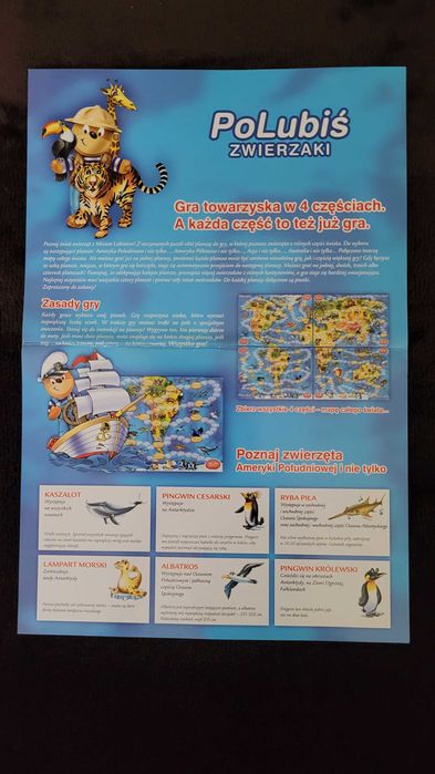 Unikat! Petitki Lubisie: puzzle - gra planszowa "Polubiś zwierzaki"