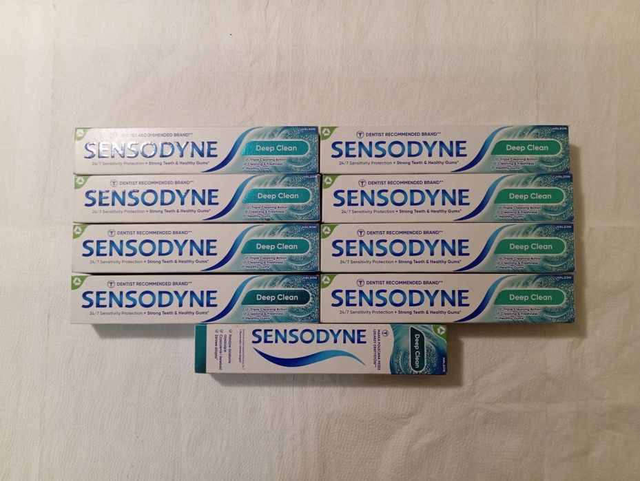 Sensodyne Deep Clean pasta do zębów 75ml 9 szt.