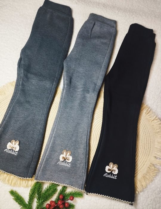 Дитячі кльошні  лосини на флісі