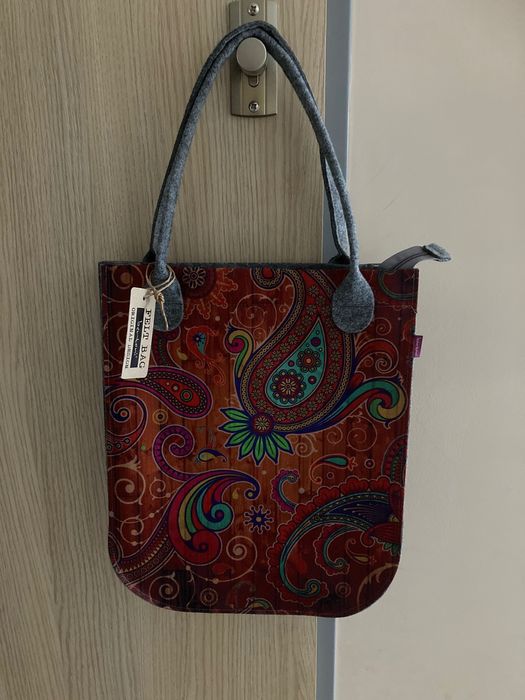 Torba damska piękny wzór filcowa nowa