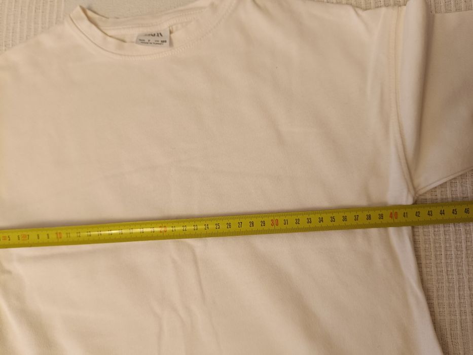 Bluzka Zara 122 smietankowa