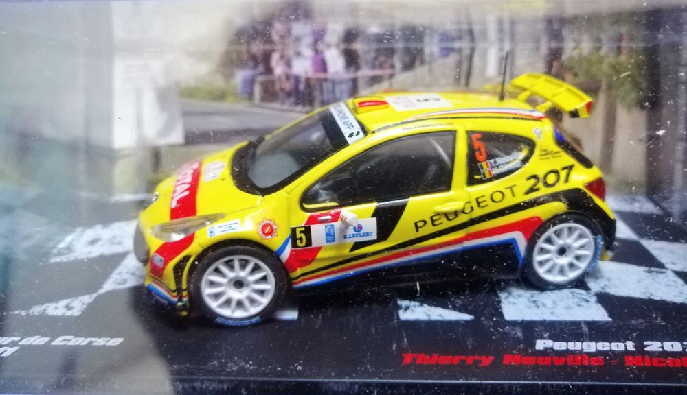 Model Peugeot 207 S2000 T.Neuvile Tour de Corse 1:43 Rally Cars