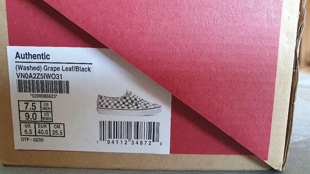Vans checkboard - NOVOS