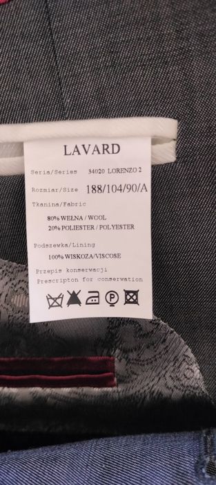 Garnitur męski Lavard