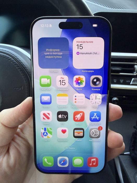 iPhone 16 Pro 128GB eSIM Black Titanium (MYM93) 100%