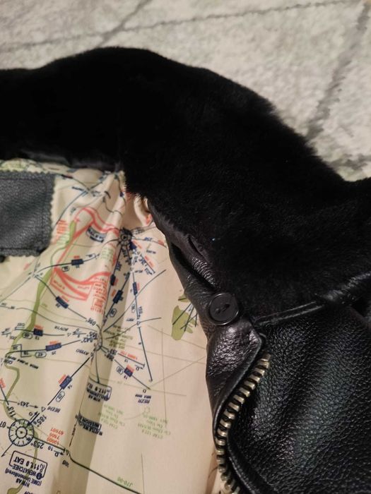 Skórzana kurtka pilotka