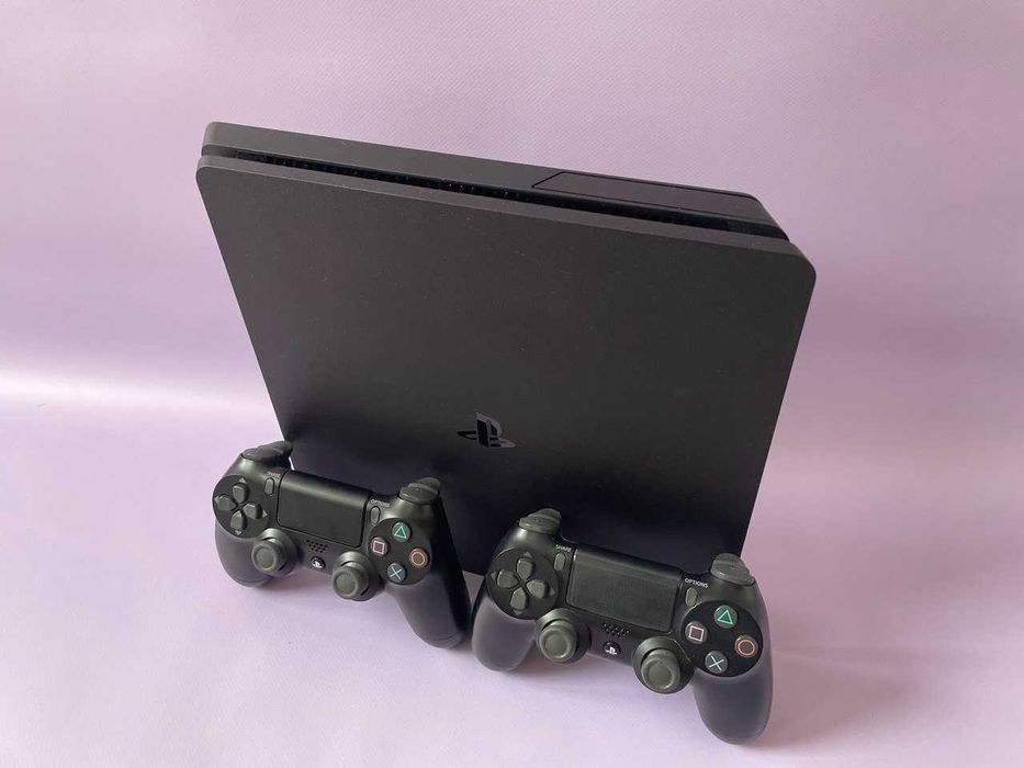 PlayStation 4 Slim 500GB / 2 джойстика / PS4 Слім 500 Гб, Гарантія
