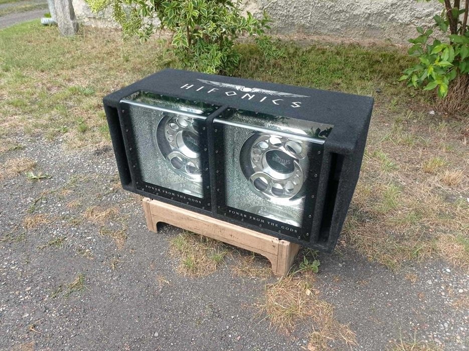 Subwoofer Tuba Skrzynia Basowa HIFONICS BRUTUS BX 12 DUAL USA 2 x 400RMS