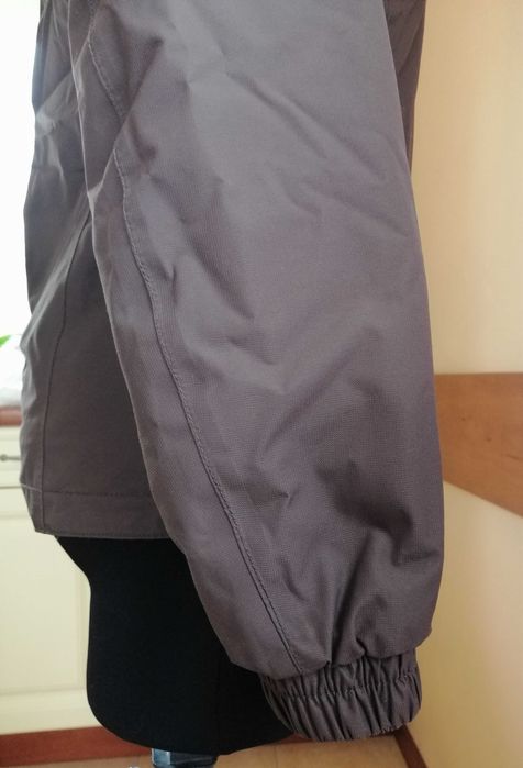 Brązowa kurtka damska z kapturem, Decathlon (Quechua), rozm. 34/36