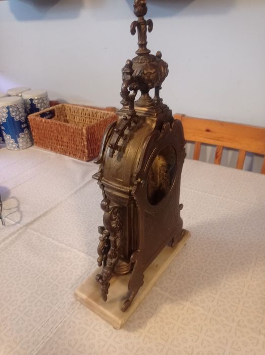 Zegar mosiężny obudowa stara