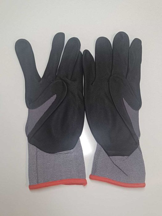 NitroFlex r.8 rękawice nitrylowe elastyczne precyzyjne monterskie