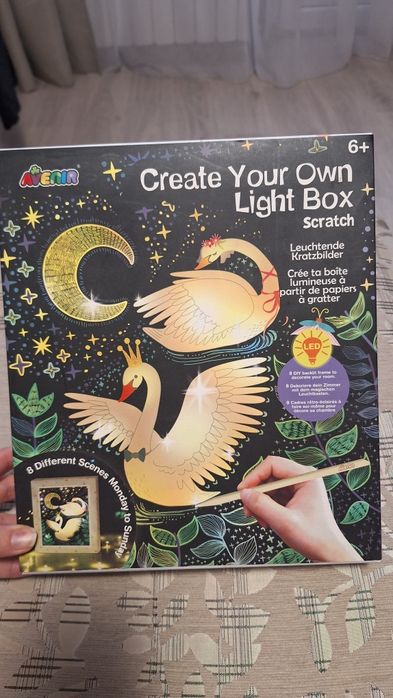 Avenir Набір для творчості скретч-лайтбокс Чарівний сон