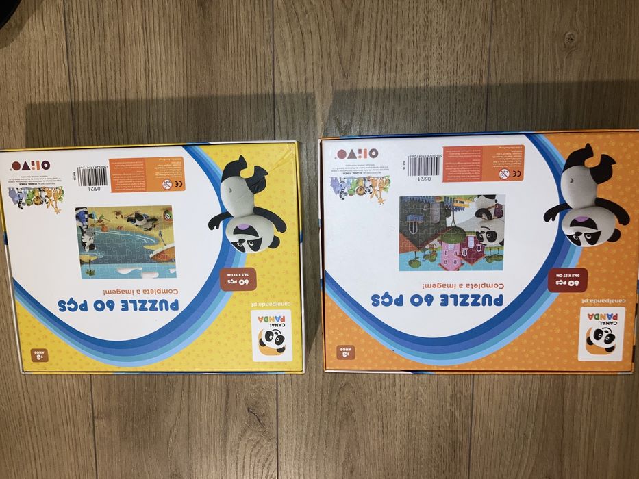 2 Puzzles 60 Peças do Panda