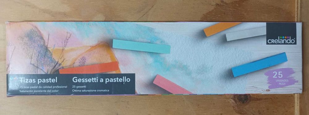 Novo - Tintas Pastel. Caixa com 25. Crelando