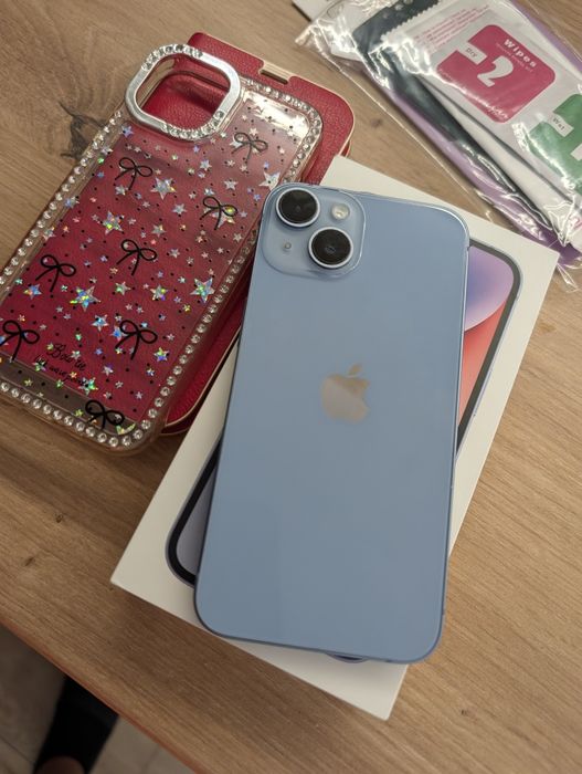 iPhone 14 Blue 128gb 85%baterii stanBDB