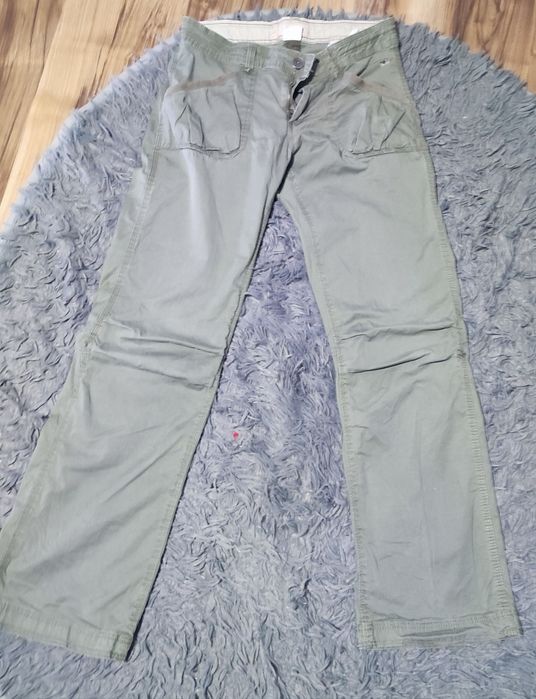 Spodnie cargo zielone