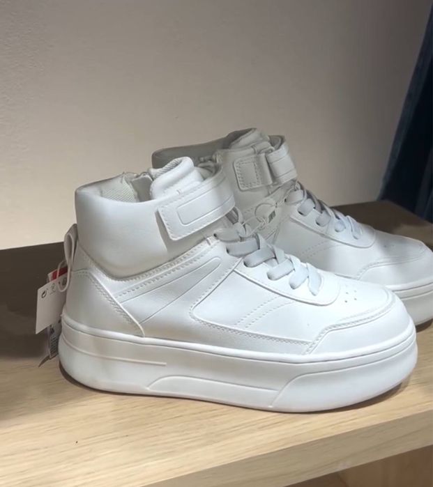Кеди кросівки zara хайтопи взуття