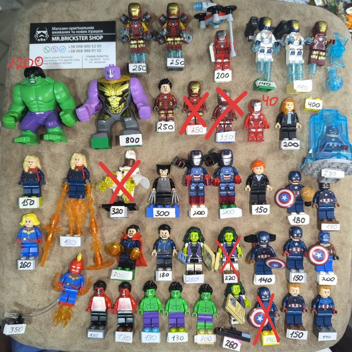 Минифигурки Лего Lego фигурки супергерои Бэтмен Спайдермен Марвел DC comics Грут Железный Человек Джокер Веном Бейн Тор Пантера Капитан Америка Гоблин