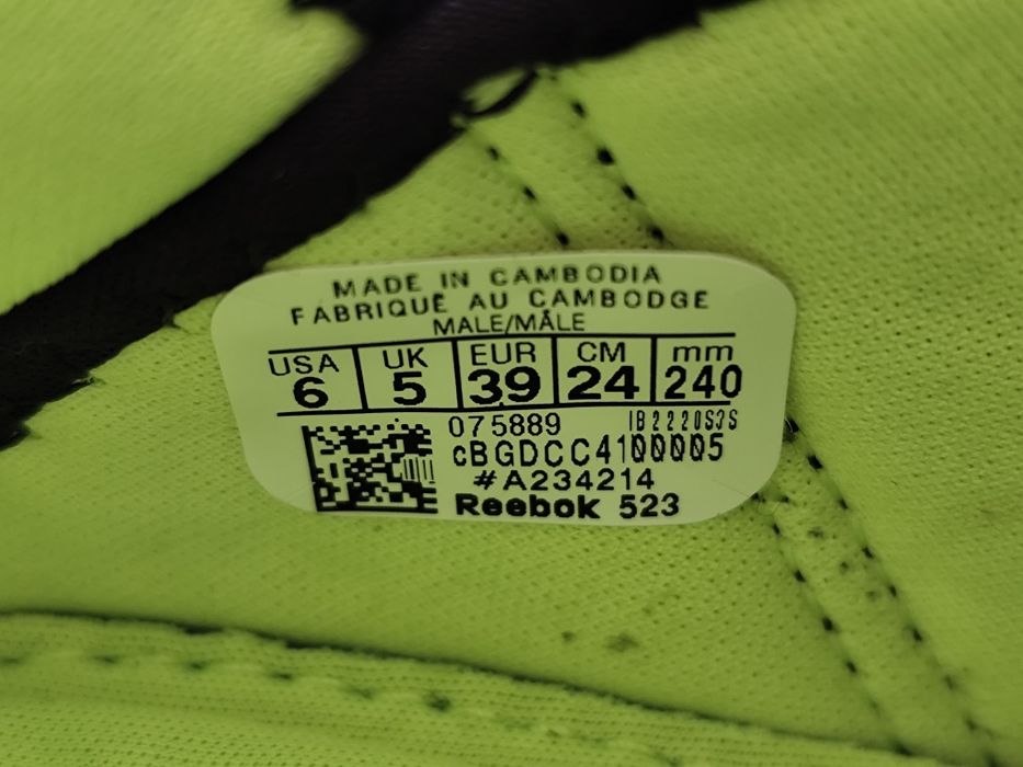 Reebok Astroride Safety robocze buty sportowe chłopca podnosek nowe 39