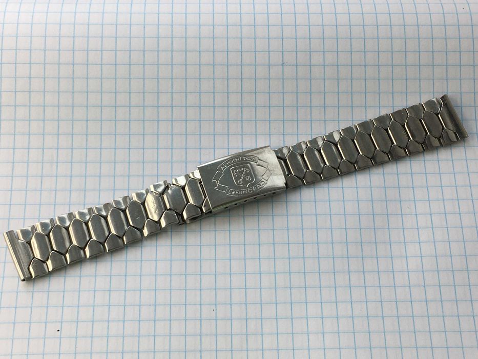 Браслет для наручных часов Ленинград СССР мужской ушки 18мм