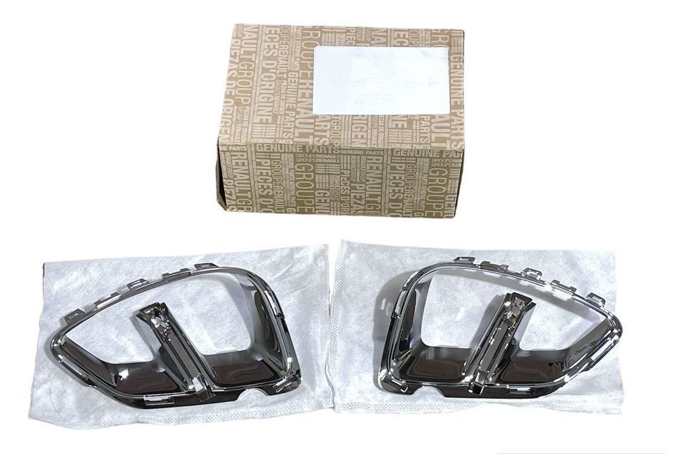 Molduras Cromadas Pára-Choques Frente Renault Captur 2019  261525762R