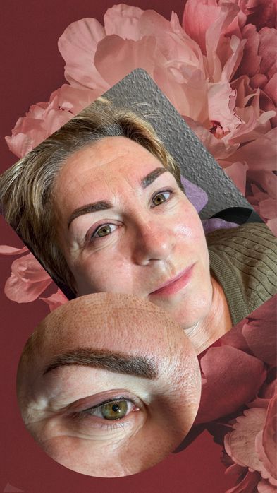 Перманент бровей губ- татуаж подарок 2=3