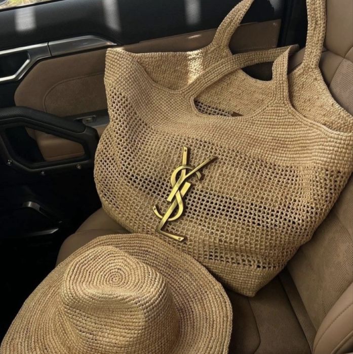Ysl torba z Raffi recznie tkana