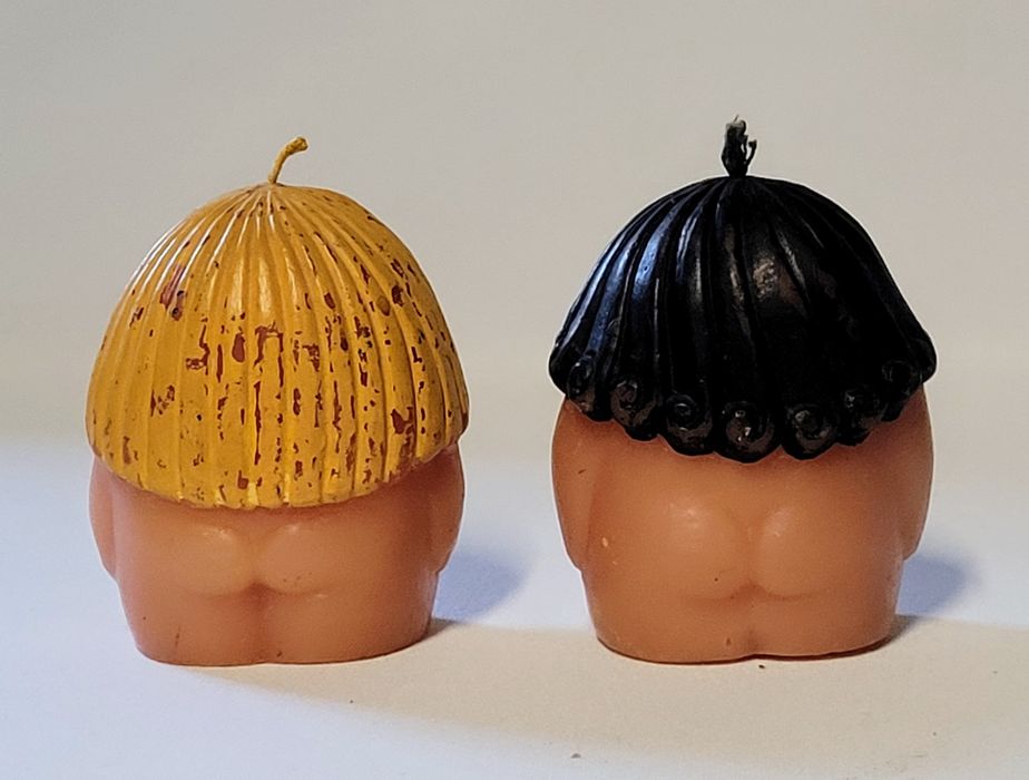 Adam i Ewa , urocze , ozdobne świeczki
