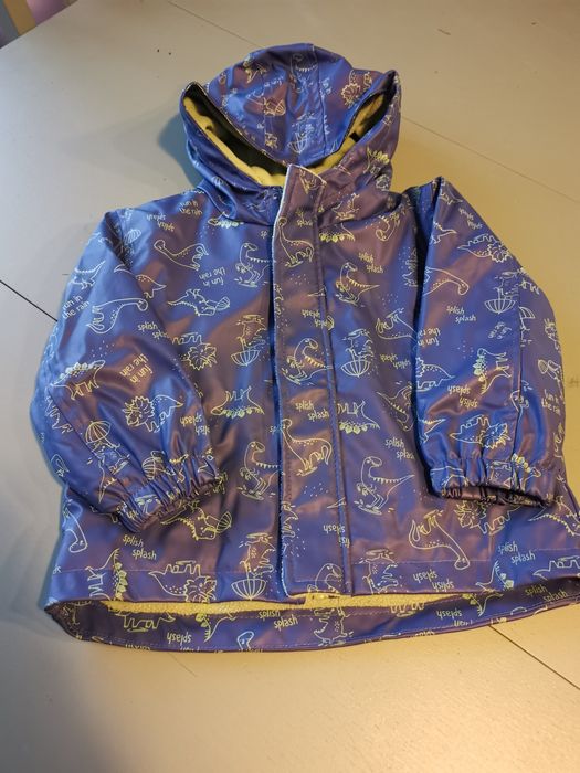 Kurtka przeciwdeszczowa ocieplana dla chłopca