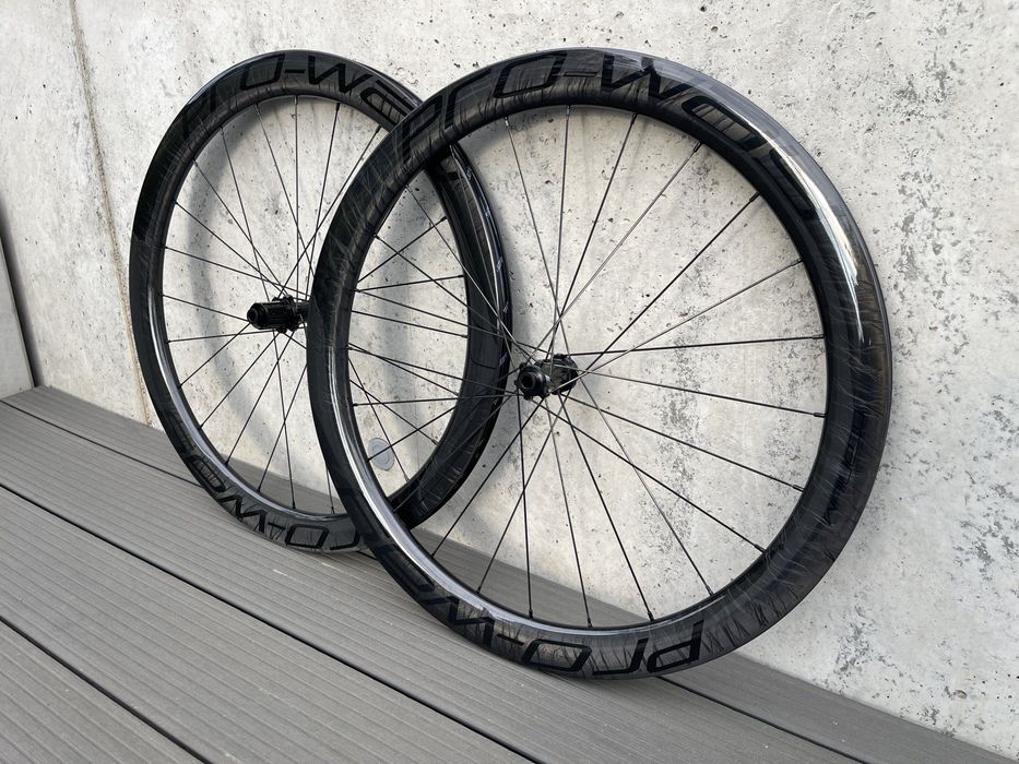 Koła carbon szosowe PRO-WAY TITANIUM 50mm MARBLE 1395g