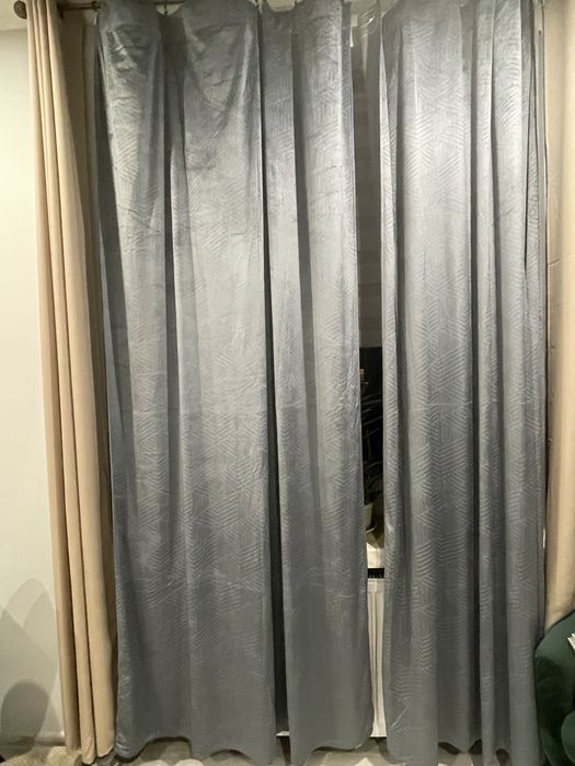 Zaslony 2 pary welur