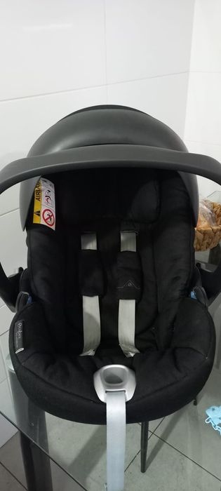 Babycoque cybex q plus platinum + base de isofix