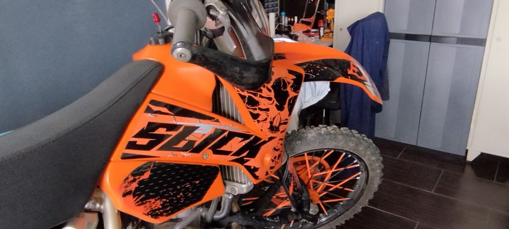 KTM 450 exc 2002 matrículada.