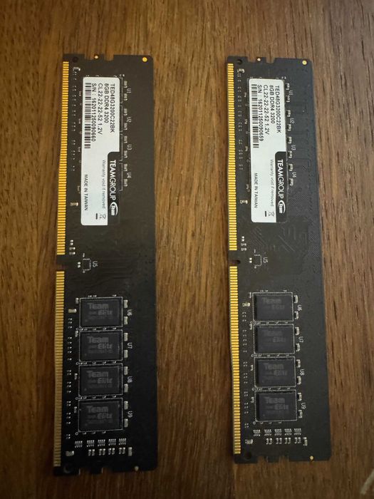 RAM 2X8GB DDR4 3200 MHz team group