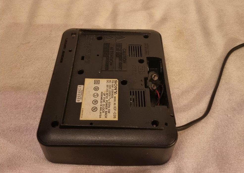 Rádio Sony para Cabeceira
