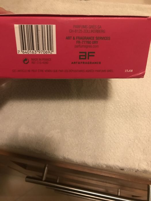 Coffret do perfume cabotine de grès