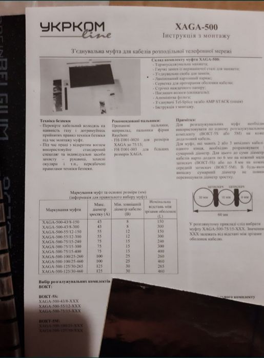 Муфта Raychem XAGA-500, XAGA-1000