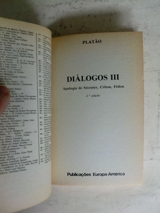 Diálogos III de Platão