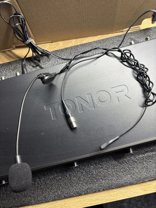 Tonor zestaw studyjny tw844 4 bezprzewodowych mikrofonów