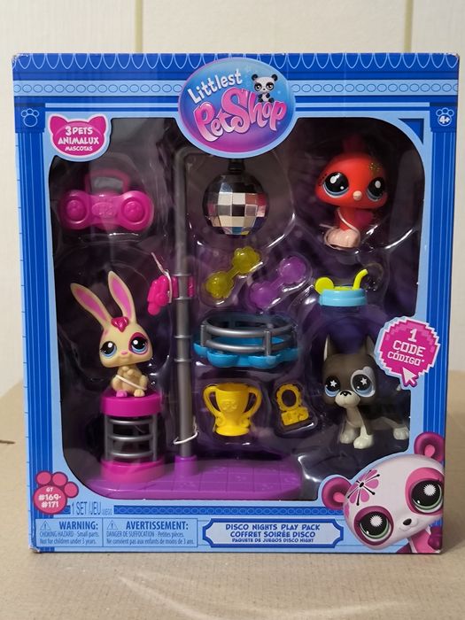 Littlest Pet Shop Disco Nights LPS Ігровий набір ЛПС Пет Шоп Дог Диско Grooming Spa Спа Кішка Такса Песик