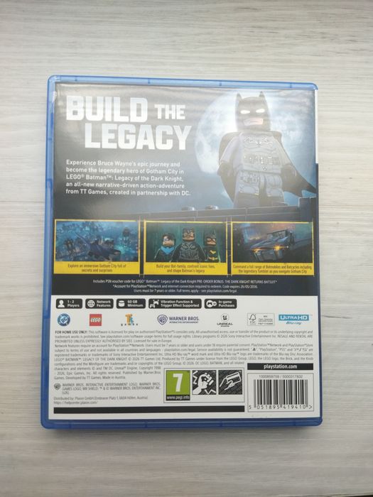 Lego Batman: Legacy of the Dark Knight диск для PS5