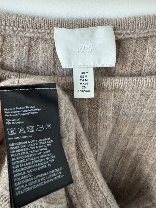 H&M dzianinowa sukienka