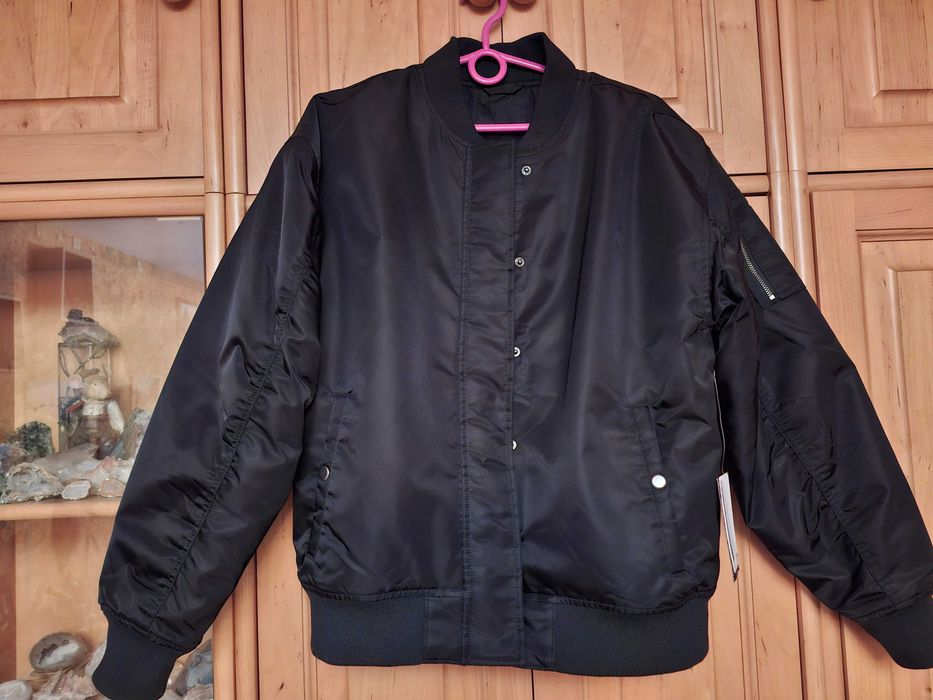 Kurtka flek czarny Vans Bennett bomber bomberka