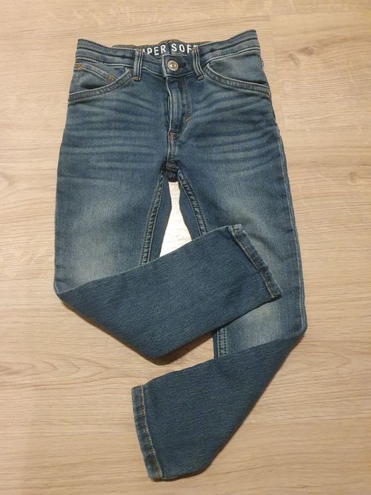 Spodnie dżinsowe dżinsy  H&M Super soft 116