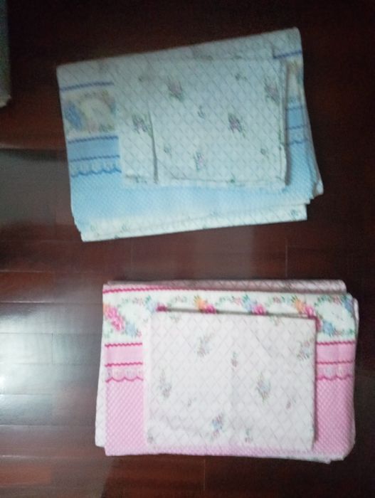 Lençois flanela casa ( 2 jogos)