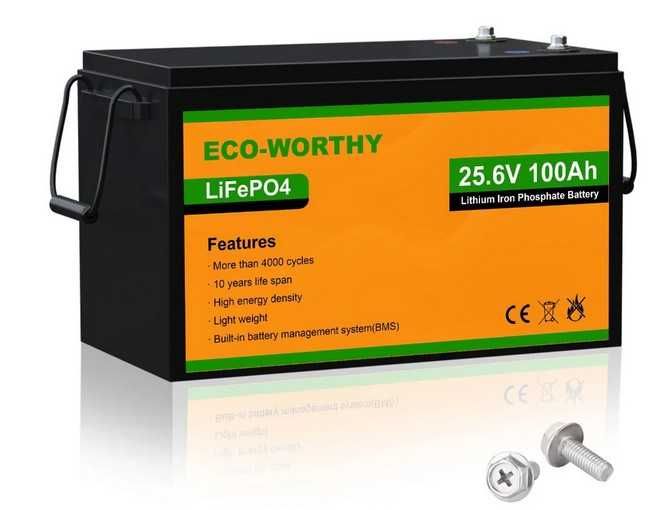 Bateria litio LifePO4 12AH a 280AH 12V/24V/48V BMS, Bluetooth, Solar